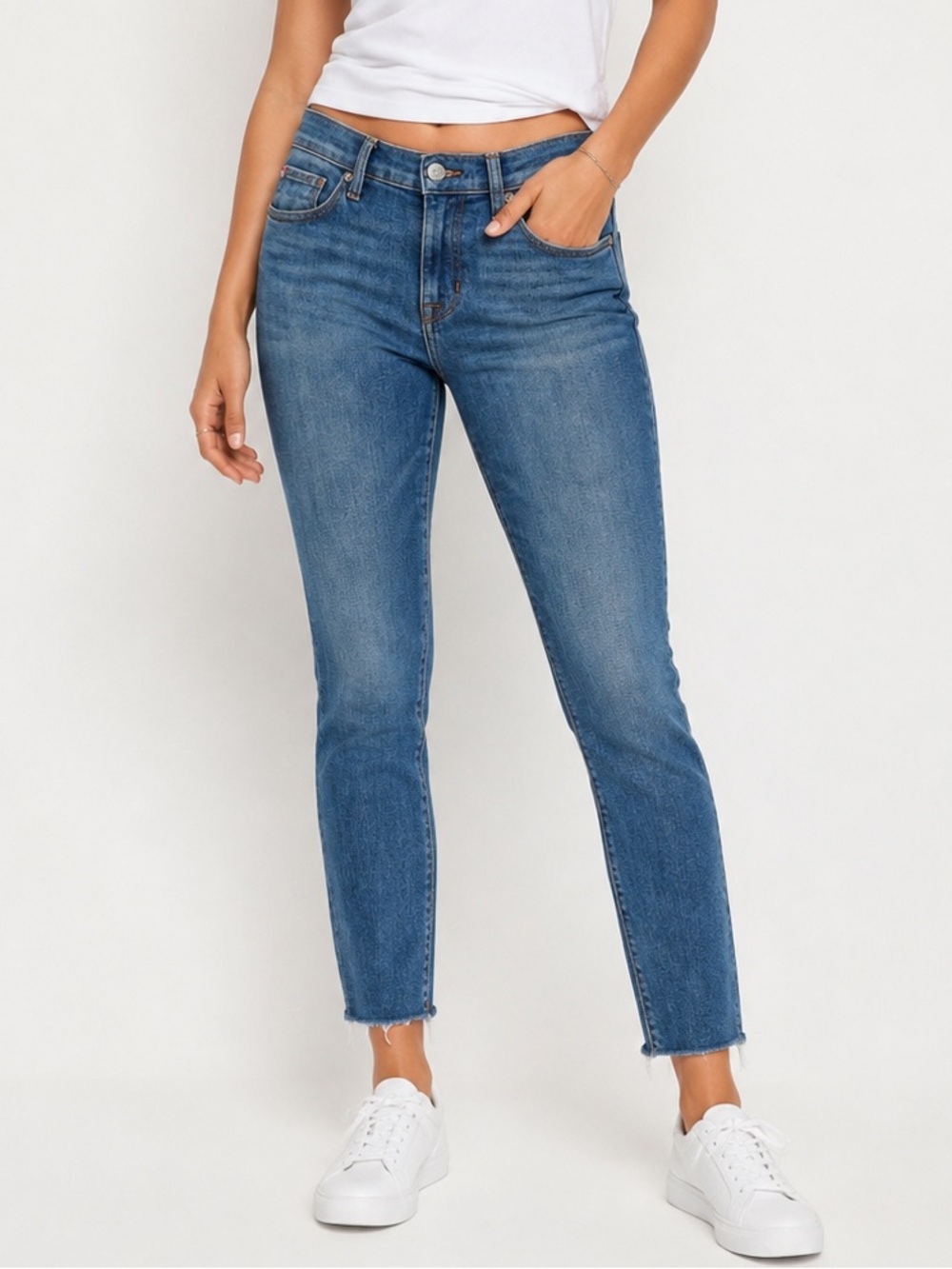 HUDSON Natalie Supper Skinny Mid-rise Jeans